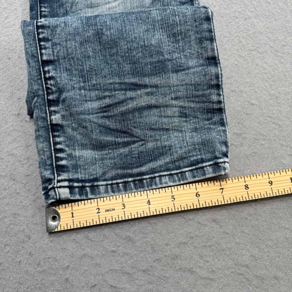 Buffalo David Bitton Jeans Men's 33x32 Blue Evan-X Slim Stretch Denim Whiskered - Picture 5 of 7